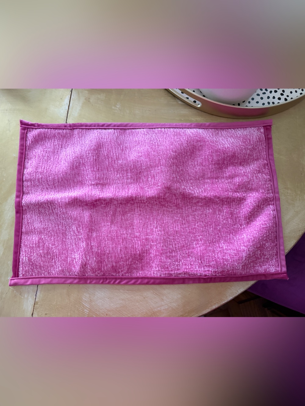 NWOT pink pillow cover